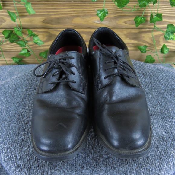 Rockport Men\'s Walkability Adiprene Derby Oxfords Black Leather Size 10.5 Medium main image 5